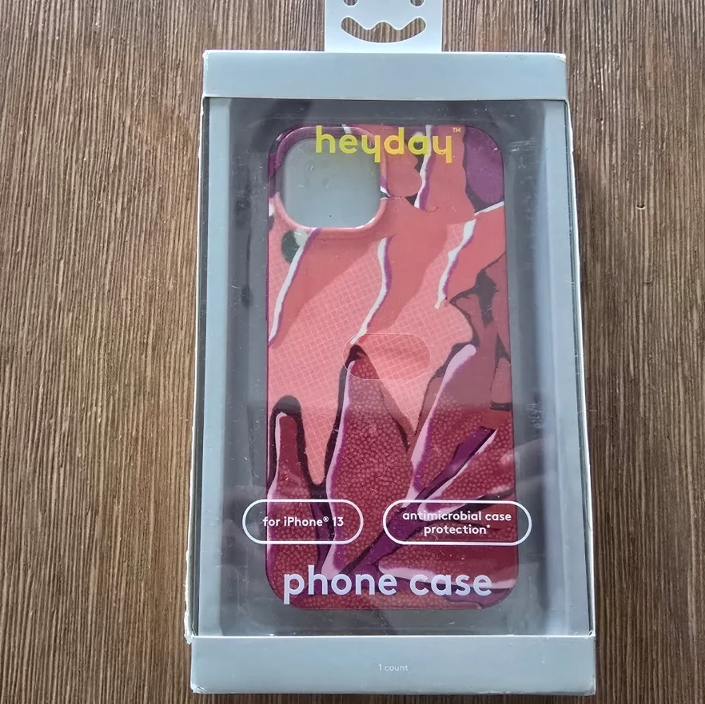 New Heyday iPhone 13 Dark‎ Pink & Orange phone case